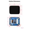 Waveshare 1.69inch Round LCD， Compatible with Raspberry Pi 5, Display Module with Touch Panel, Micro LCD Display, 240×280 Resolution, IPS, SPI and I2C Communication, 262K Display Color