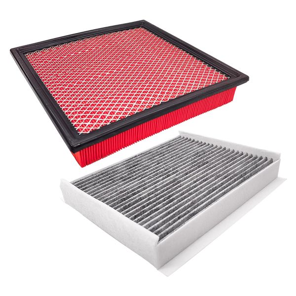 BESTWELL4U Comb Engine Cabin Air Filter for Ford F150 2016