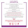 Desert Essence, Tutti Frutti Toothpaste Kids Gel, 4.7 oz. - Safe to Swallow, Fluoride Free, SLS Free, Gluten-Free, Vegan, Plant Powered Formula, Great Tasting, Removes Plaque and Buildup