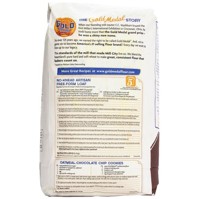 Gold Medal All Purpose Flour 5 lb, Flour & Meals