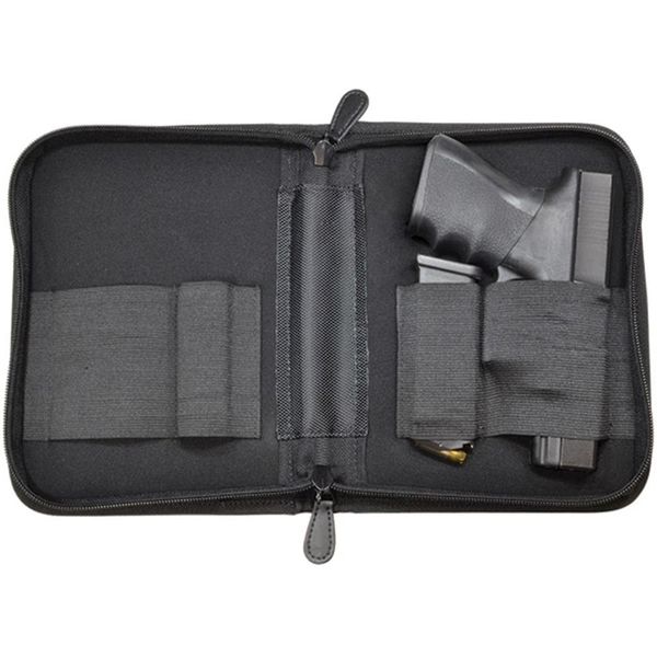 PS Products NPCLBLK Holster Mate - Pistol Case - Fits Medium to Large Frame Semi-Automatic Pistols, Black