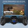 Joso Phone Game Controller for iPhone/Android/PC/Switch with Cooler, Wireless Controller for Android iOS Switch with 2 Back Button Macro Programmable/Vibration, Play COD, Genshin Impact, Emulators