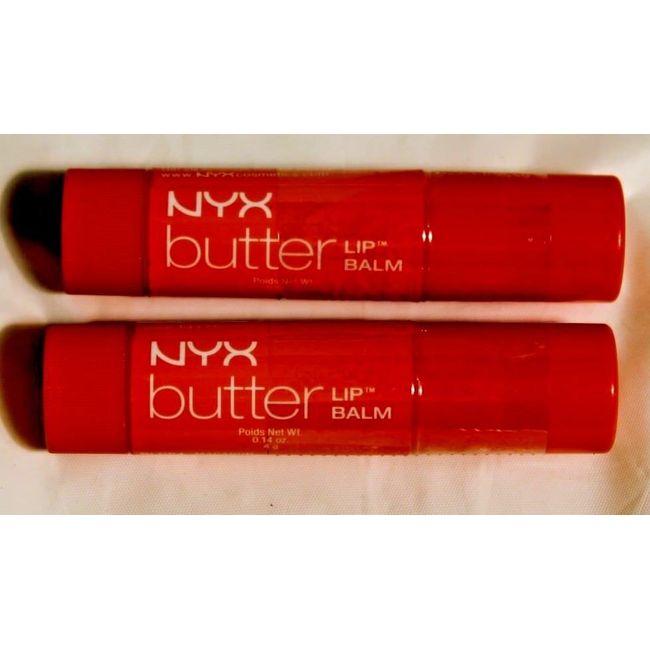 Lot of 2 NYX BUTTER LIP BALM Macaron BLB04 FREE SHIPPING