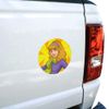 Scooby Doo Daphne Character Automotive Car Window Locker Circle Bumper Sticker