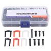 SPYMINNPOO Badminton String Protector,Badminton Grommets Set with Racquet Eyelets Bucket String Protector Stringing Tools