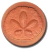 Rycraft 2" Round Cookie Stamp with Handle & Recipe Booklet-Sand Dollar
