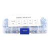 Variable Resistors Potentiometer Kit, 100pcs 10 Values 500ohm-1m Ohm Breadboard Potentiometer, Variable Resistor Trimmer Potentiometer, Adjustable Horizontal Cermet Potentiometer