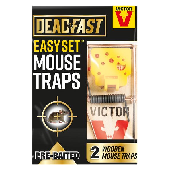 Deadfast 20300397 Easy Set Mouse Trap, Twin Pack