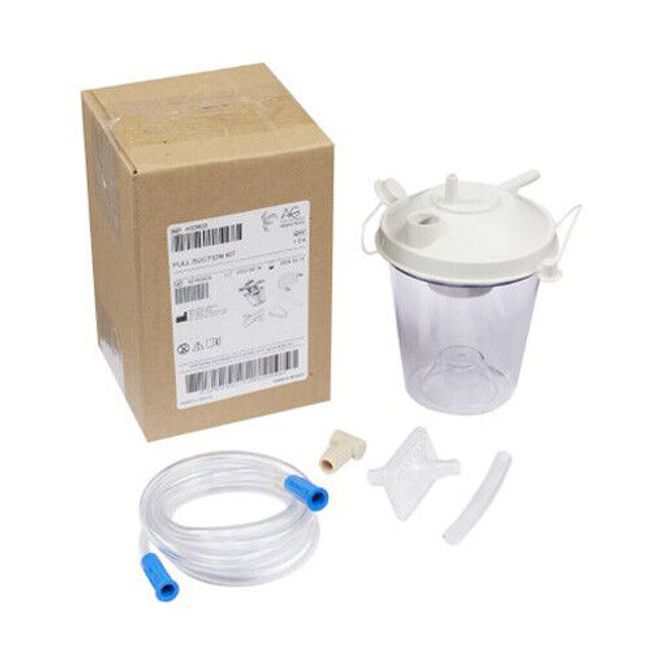 Suction Canister Kit, 800 mL Float Valve Shut-Off Lid, AG5603