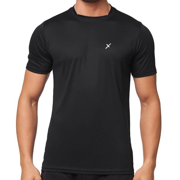 CFLEX Herren Sport Shirt Fitness T-Shirt Sportswear Collection - Schwarz L