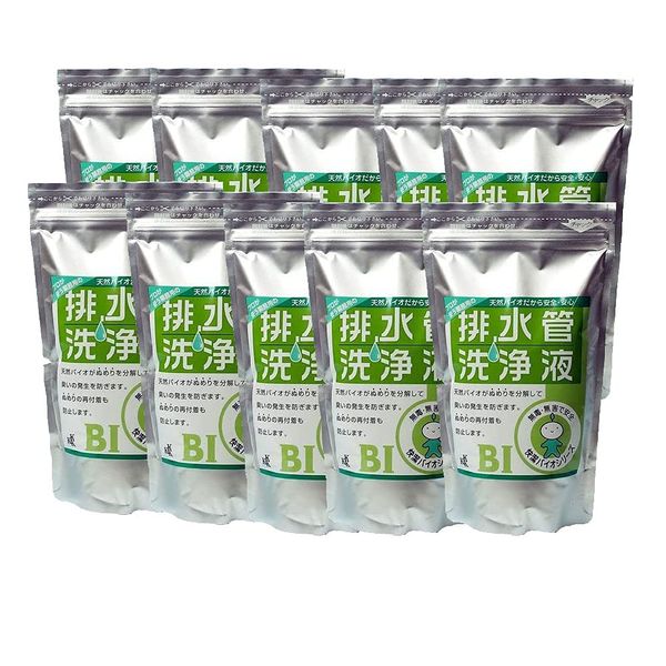 Drain Pipe Cleaning Solution (Formerly Bio Kun) 16.9 fl oz (500 ml) x 20 Piece Set, For Commercial Use, Drain Clogging, Kitchen, Bath, Toilet, Deodorizing