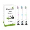 12 Pieces Kids Cartoon Panda Toothbrush Soft Bristles with Sunction Cup Individually Wrapped for Boys and Girls Toddler 3-12 Years