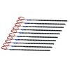 VekAuto 10 Pcs LED Strip Lights, Universal for Car Plastic Blue