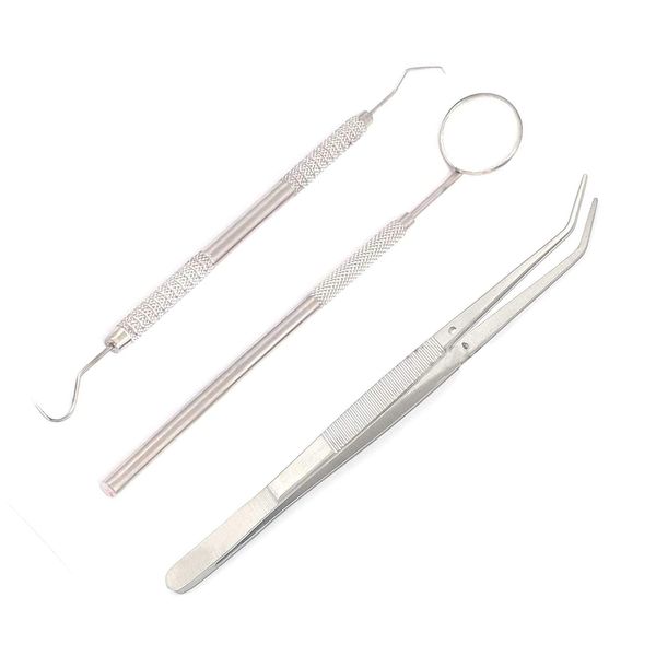 PRECISE CANADA Dental Hygiene Tools Tartar Scraper and Sickle Scaler 3-piece