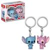 FUNKO POP! KEYCHAIN: Lilo & Stitch - Stitch & Angel 2PK