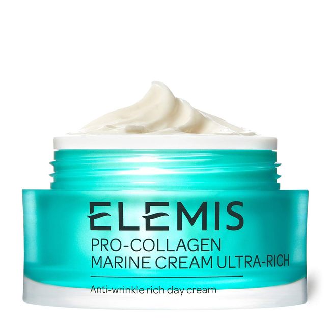 ELEMIS Pro-Collagen Marine Cream Ultra-Rich | Intensely Hydrating Daily Anti-Wrinkle Moisturizer Firms, Smoothes, and Nourishes Dry Skin | 50 mL