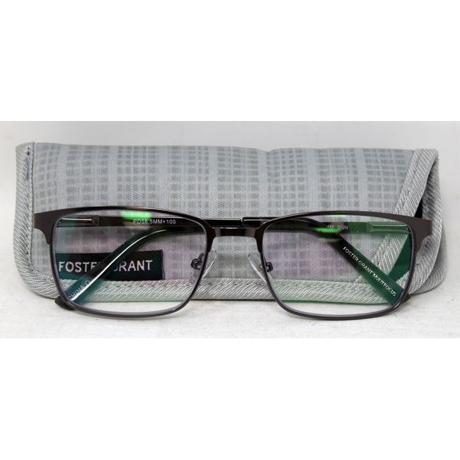 Design Optics By Foster Grant Braydon Multi-Focus Reading Glasses +1.25, 2 Pack