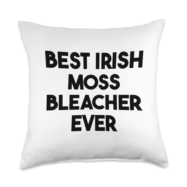 Best Irish Moss Bleacher Ever Throw Pillow