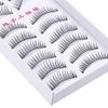 20pcs Natural False Eyelashes, Professional Multi Layer Fluffy Extensions, Thick Slender Eye Lashes for Makeup Cosmetic Tool