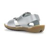 Merrell Girls Bare Steps Sandal, Silver, 7 Wide Toddler