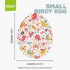 Easter Decorations - Easter Window Stickers - Beautiful Birdy Easter Egg Window Clings for Easter Window Display