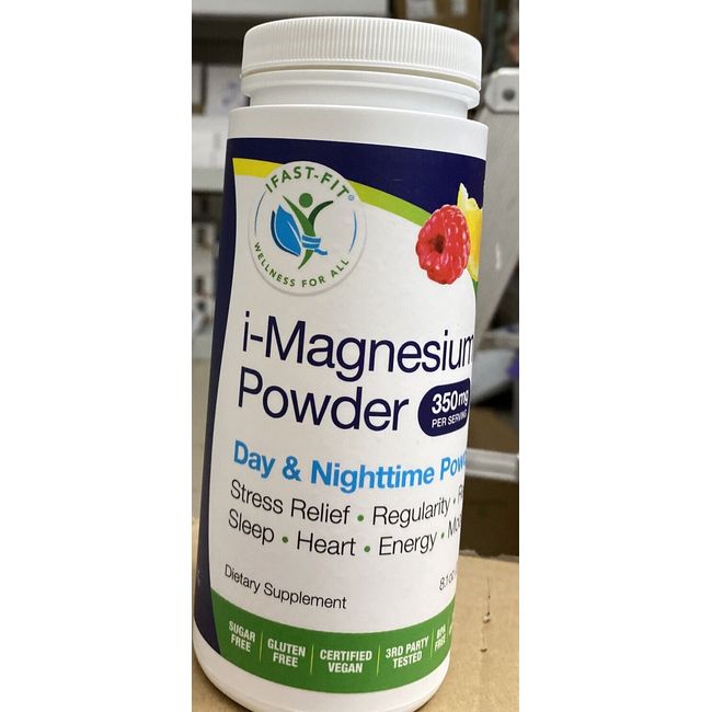 IFastFit- Pure I-Magnesium Citrate Powder Anti-Stress Drink 8.1oz With TMC NEW**