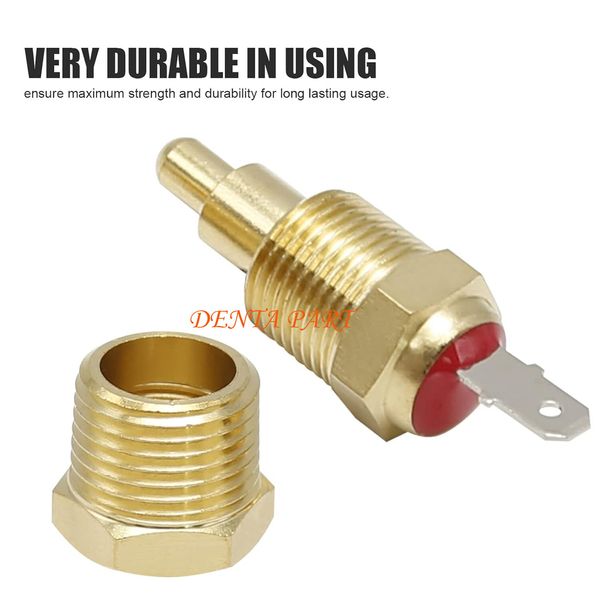 3/8" 1/2" NPT 210'F ADAPTER FAN GROUNDING THERMOSTAT SWITCH COOLANT TEMP SENSOR