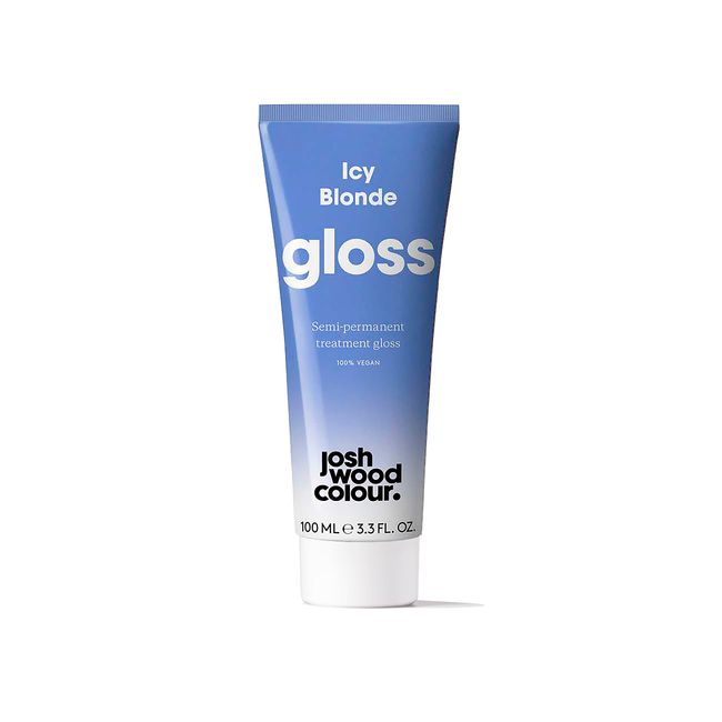 Josh Wood Hair Gloss (Icy Blonde) - Semi-permanent gloss refreshes and conditions hair colour - Removes brassy tones - Lasts up to 6 washes - 100% Vegan - Cream (100ml)