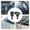 2x Plastic Car Auto Window Windshield Washer Spray Sprayer Nozzle For Ford BMW