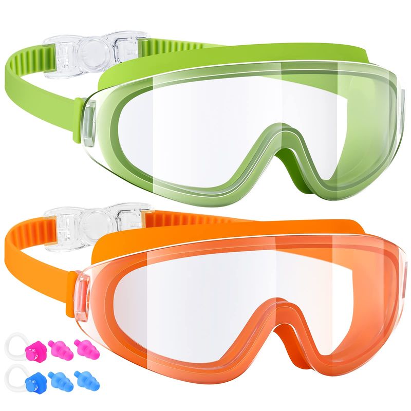 Vorshape Kids Swim Goggles 2 Pack Swimming Goggles (available in 4