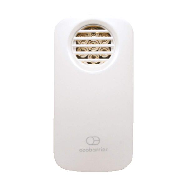 Ozobarrier (Mobile / Pearl White) 20-7R W Mobile Type Low Concentration Ozone Generator Eclair Pollen and Virus Protection