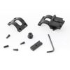 TWZKXC 2 Pcs Outdoor Tactical 1” Offset Rail Mount Brackets, Compatible with for Flashlight Installation Picatinny Bicycle Offset Flashlight Mount