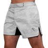 Hayabusa Hexagon Mid-Thigh Fight Short - White, Small