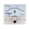 Heschen 85L1-30A Rectangle Panel Mounted Current Meter Ammeter Tester, AC 0-30A, Class 2.5, White