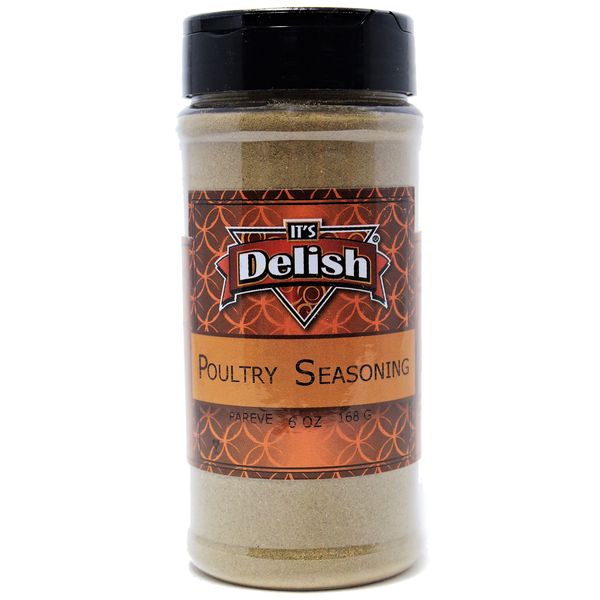 Poultry Seasoning by Its Delish, 6 Oz. Medium Jar