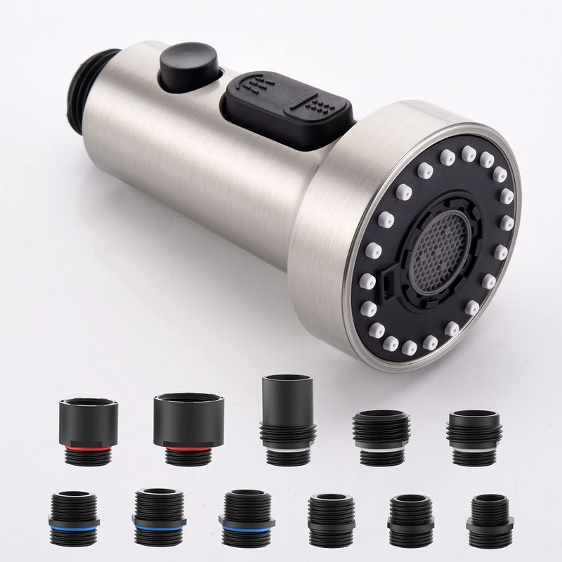 Aazon.co: J-HVA Kitchen Faucet Sprayer Head Replaceent with 15... Aazon.co: J-HVA Kitchen Faucet Sprayer Head Replaceent with 15...