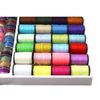 Sewing kit (64 Rolls) + Scissors + Ruler + Needle, Sewing Thread Box Set for Quilting Stitching/Hand Sewing/Machine Sewing