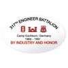 CafePress 317Th Engineer, Camp Eschborn Oval Car Bumper Sticker