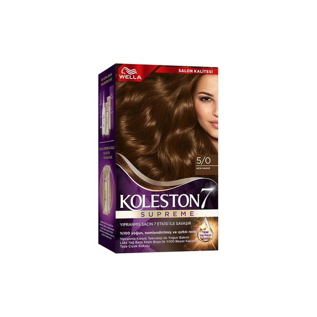 Wella Koleston Supreme Saç Boyası 5/0 Açık Kahve