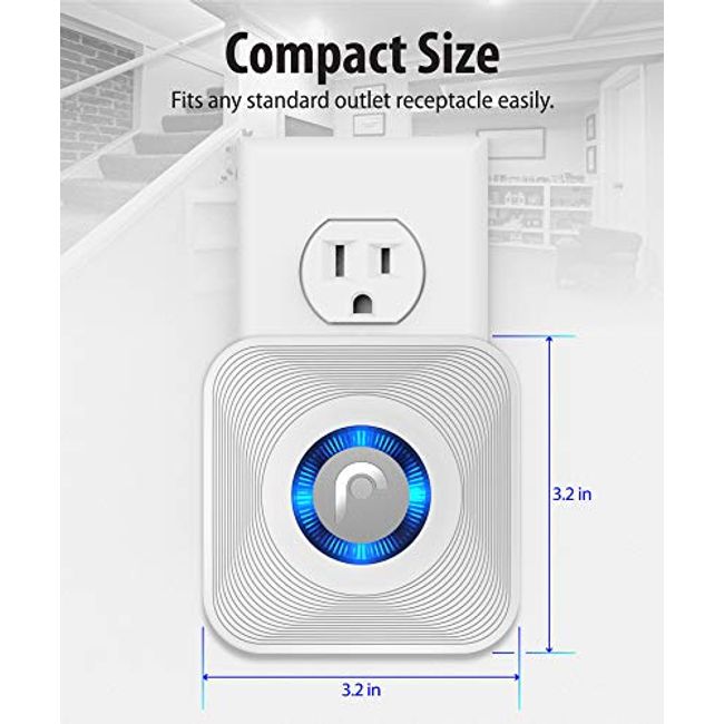 Indoor/Outdoor Wireless Remote Control Outlet - Fosmon