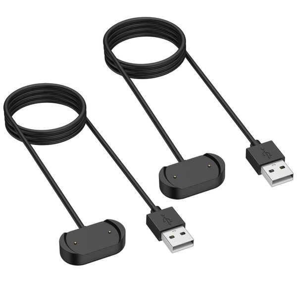 Wanme Charger Compatible with Amazfit GTS 4, GTS 3, GTR 4, GTR 3, GTR 3 Pro, T-Rex 2-3.3ft 100cm USB Charging Cable for Amazfit GTR 4,GTR 3 (2)