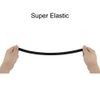 20 Pack Women Plain Black Cloth Covered Thin Hard Plastic Headband Hairband Elastic Hair Hoop Holder Clasp Tiara Crown Headpiece Accessories DIY