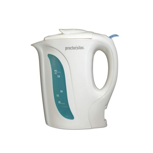 Proctor Silex 1.0 Liter Electric Kettle - White