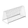 WEWU Record Dryer, Record Stand, Stanless, Holds 15 Sheets, Compatible with 7" EP 12" LP