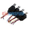 Heavy Duty 4 pack 40 amp 12V Car Auto 5 pin & wire Relay Waterproof Plug Socket