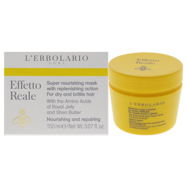 Efeectto Reale Super Nourishing Mask by LErbolario for Unisex - 5.07 oz Mask