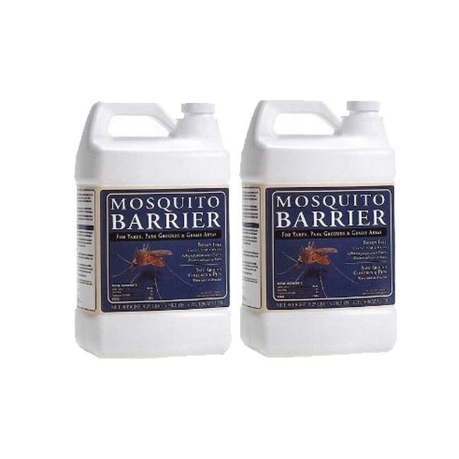 Mosquito Barrier 2000 Liquid Spray, 1 Gallon ( 2 pack)