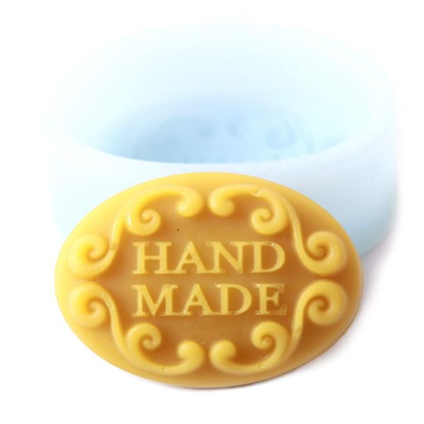 Hand Made in Oval Silicone Mould