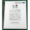 Zoom L8 Operation Manual: Full Color & Protective Covers!