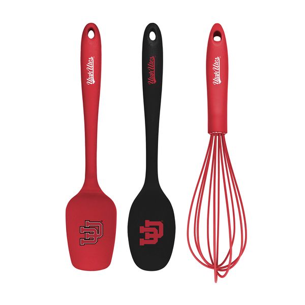 NCAA Utah Utes 3-Piece Kitchen Utensil Set